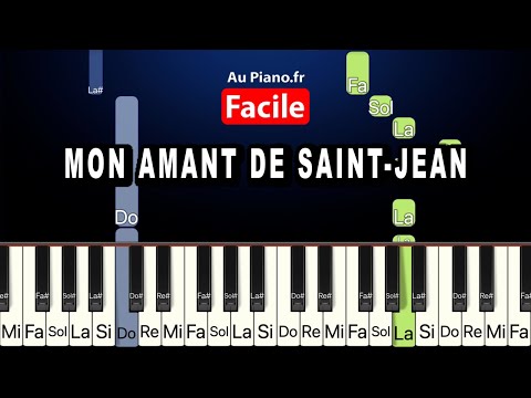 Mon amant de Saint-Jean - Piano Tutorial Facile (Au Piano.fr)