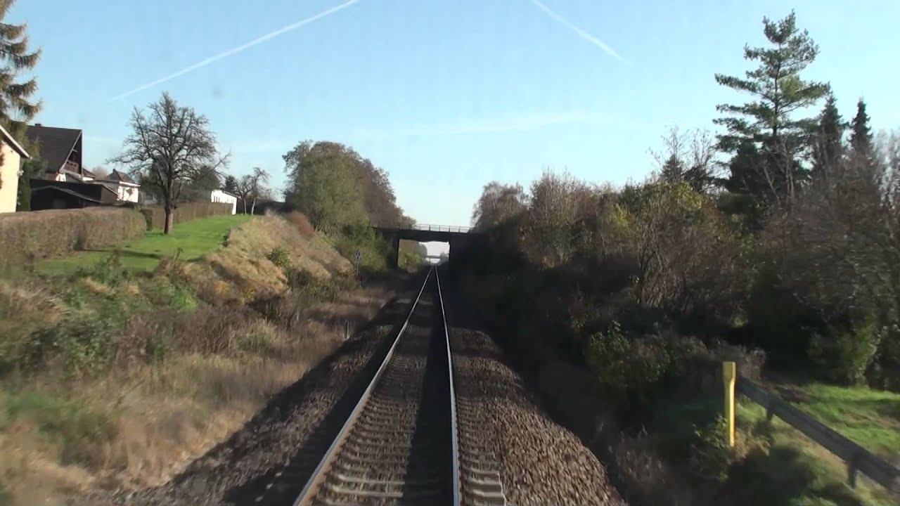 Führerstandsfahrt: Halberstadt - Aschersleben - Halle (Saale) (11/2014)