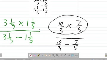 Fractions Example 3 - CSEC Mathematics