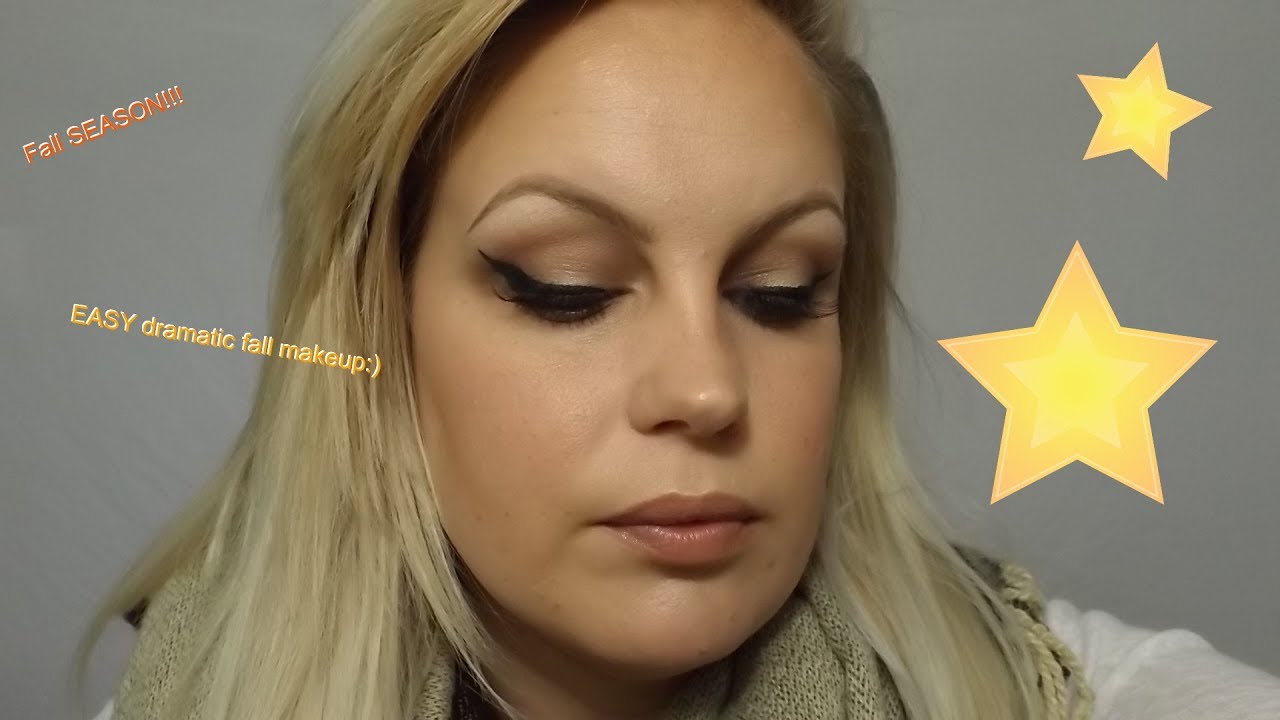 Easy Dramatic Fall Makeup Look