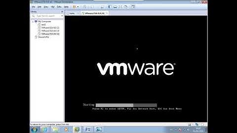 Installation of the esxi 6 server lab 02