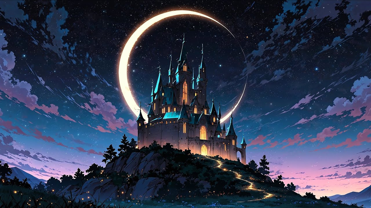 Moonlit Castle Dreams ✨ — Peaceful Fantasy Ambience for Relaxation & Focus