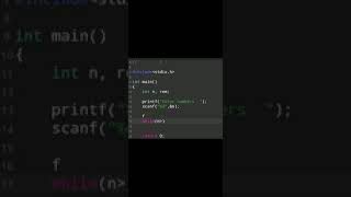 #01| Coding | C language Exercise 46 | #shorts #programming