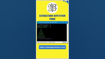 🟡 PSeInt : Hacer un algoritmo que dibuje un triangulo con un carácter ingresado