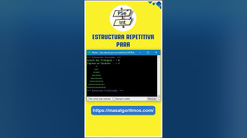 🟡 PSeInt : Hacer un algoritmo que dibuje un triangulo con un carácter ingresado