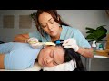 Asmr 3 hrs relaxing full body sensation test  fixing scalp check cranial nerve perfectionist hair