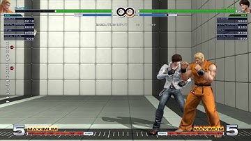 KOF XIV Kyo Kusanagi Corner 4 Frame Safe Jump