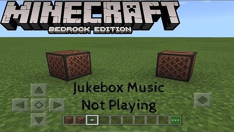 Minecraft Bedrock Jukebox Not Working - [MOBILE FIX]