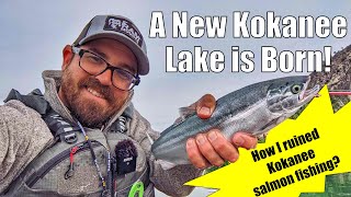 Fishing a Brand New Kokanee Lake!