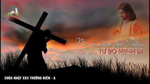 Bài giảng Chúa Nhật XXII thường niên năm A của Cha Đaminh Lương Đức Toàn I BTTGXPC