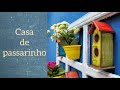 Casa de passarinho em pátina country