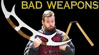 What makes BAD WEAPONS objectively bad?