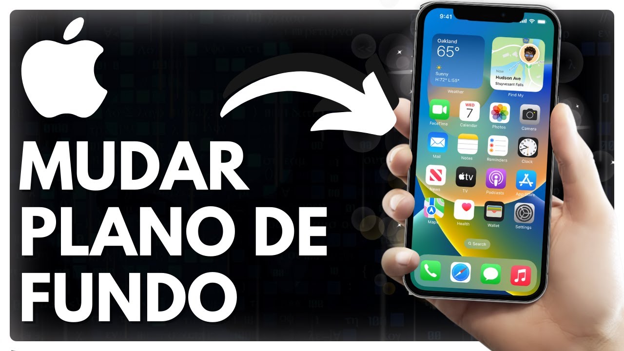 Como Mudar Plano de Fundo do iPhone | Rápido e Fácil! - YouTube
