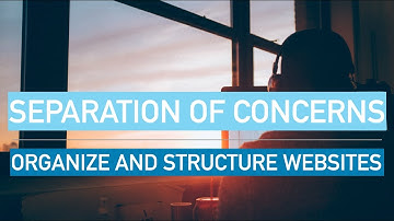 Separation Of Concerns Web Dev in 15 minutes (Beginner)