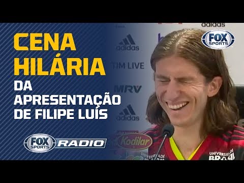 😂 VEJA CENA HILÁRIA DA APRESENTAÇÃO DE FILIPE LUÍS NO FLAMENGO!