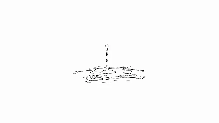 water drop rough animation