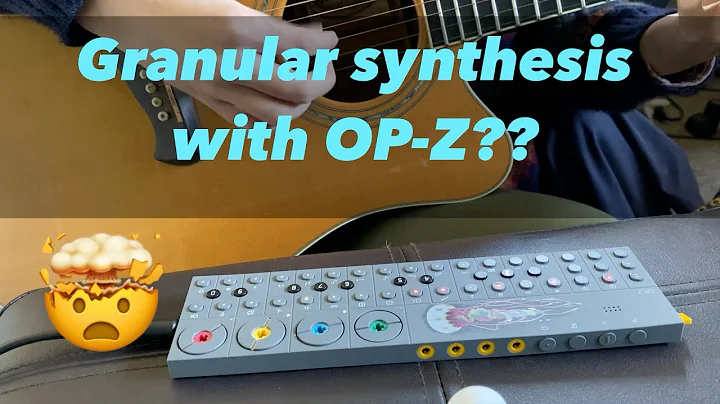 Granular processing with the OP-Z using the tape track