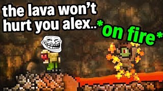 Trollaria Part 1 - Terraria Funny Moments and Fails