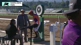 Coffee in Bed wins the Santa Maria Stakes on Sunday, April 21 at Santa Anita Park