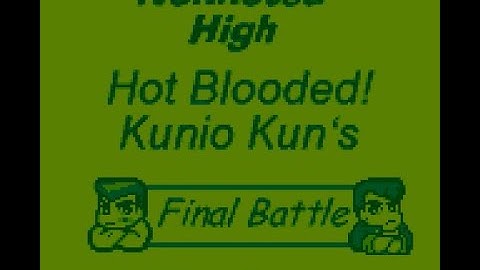 Nekketsu Kōha Kunio-kun: Bangai Rantō Hen - Game Boy (1990)