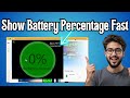 How To Show Battery Percentage On Windows 10 | Simple Taskbar Guide (2026)