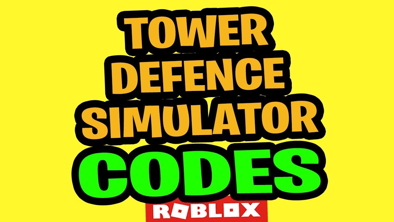 ROBLOX TOWER DEFENCE SIMULATOR CODES BETA 2019 YouTube