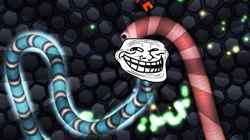 Slither.io TROLLING | Fake Bot Strategy | Trolling Montage