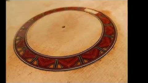 Building a Classical Guitar by Hand. Part 2. Making a Rosette