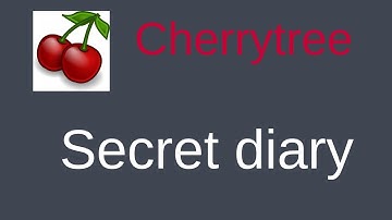 Cherrytree :: Secret diary