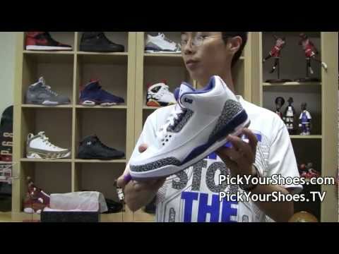 PickYourShoes.com Air Jordan Retro 3 True Blue 136064-104