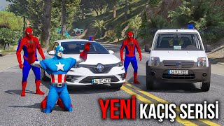 Escaping from Civil Police with New Commercial Vehicles! Spider Bro in GTA 5 MODS