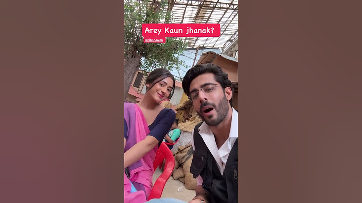 Jhanak & Anirudh Offscreen Fun 🌷🤩 #jhanak today episode promo #hibanawab #shorts