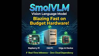 Forget Expensive GPUs! SmolVLM Runs Great on Raspberry Pi & Old PCs #SmolVLM #EdgeAI #VisionAI #ai