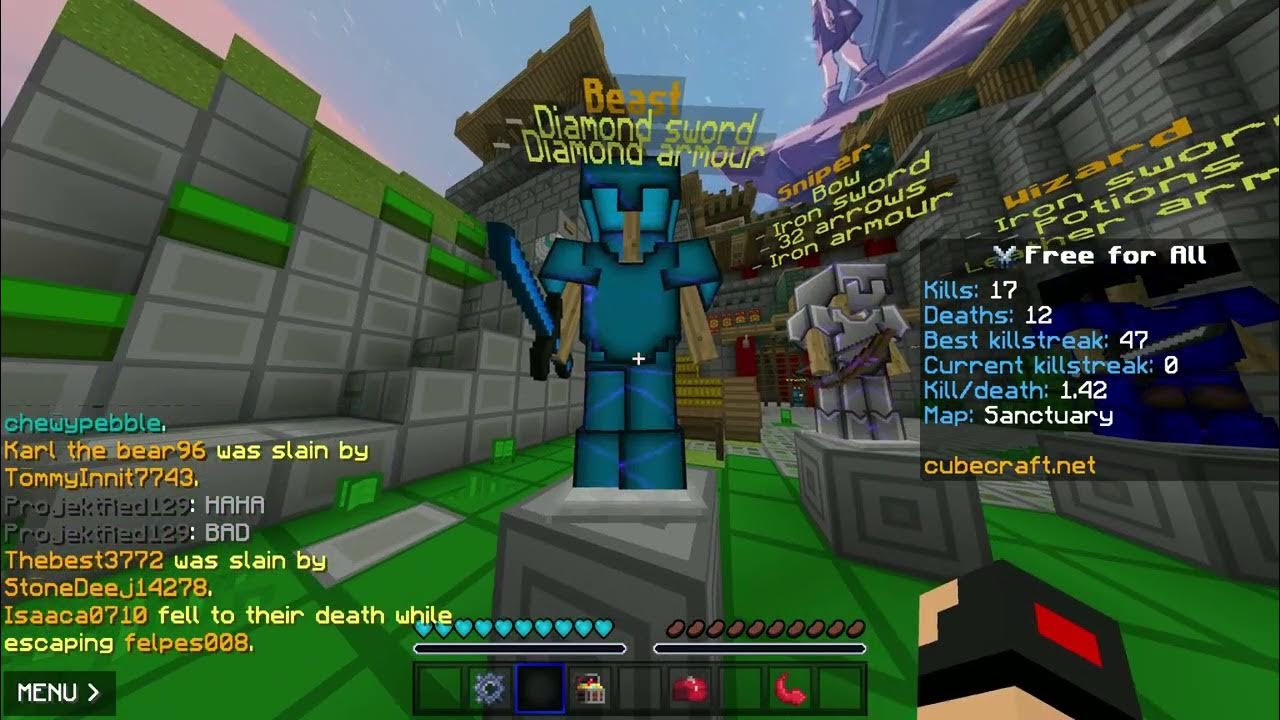 Cubecraft Battle Arena FFA ep 11 YouTube