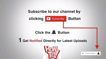 How to Make Subscribe to Our YouTube Channel Intro in easy steps free with bell icon | by How To