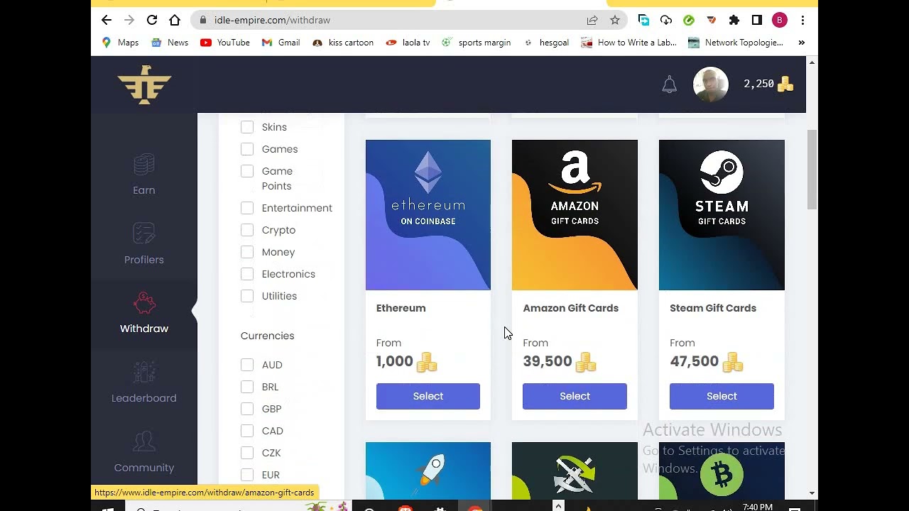 HOW TO EARN WITH IDLE EMPIRE
