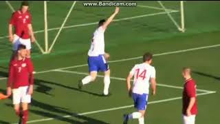 Amazing Goal Gregersen 1 0 Faroe Islands Vs Latvia
