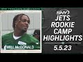 Will McDonald, Israel Abanikanda, Zack Kuntz and other Jets rookies get going in camp | SNY