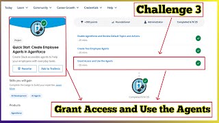 Grant Access and Use the Agents | Quick Start: Create Employee Agents in Agentforce | Challenge 3