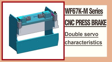 Rongwin energy saving press brake high performance double servo electro-hydraulic bending machine