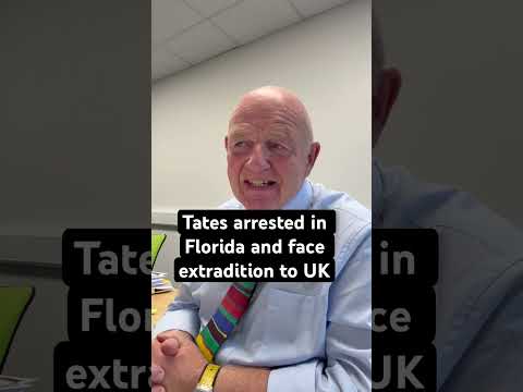 “Toxic masculinity” Tates arrested in Florida, face extradition to UK