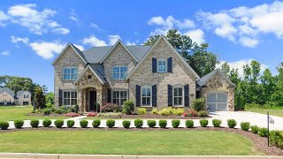 A LOOK INSIDE A 5 BDRM DECORATED MODEL HOME NORTH OF ATLANTA