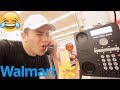 Extreme Funny Noises on the Walmart Intercom (KICKED OUT)