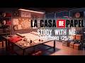 Study With Me | Money Heist Edition | 3 Hours Deep Focus (Pomodoro)