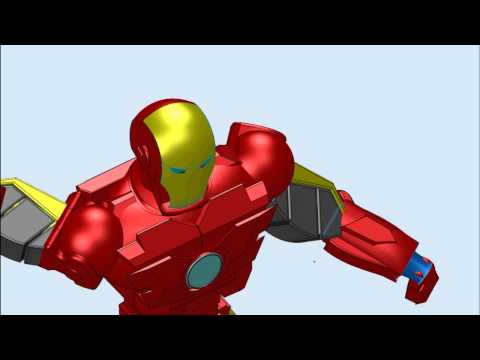 [逢任的作品分享]SolidWorks 實體建模 ironman第四版