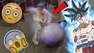 HE WENT ULTRA INSTINCT ON THAT EXERCISE BALL😳👊🏼