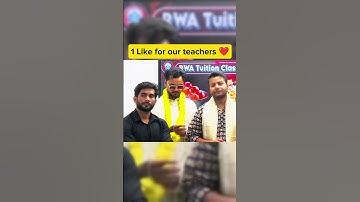 1 Like for our honourable teachers❤️ #rwa #rwaclasses #rwabiharboard #rwatutionclasses #viral
