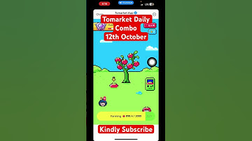Tomarket Daily Combo 12 October|Tomatket Airdrop Combo Today|Tomarket Secret Combo