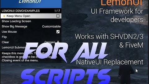 How to Install LemonUI (2023) GTA 5 MODS