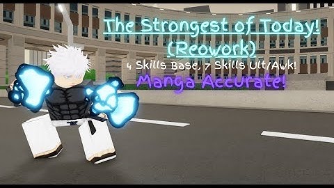 [[SKILL BUILDER]] Jujutsu Shenanigans, The Strongest of Today rework, Satoru Gojo moveset!